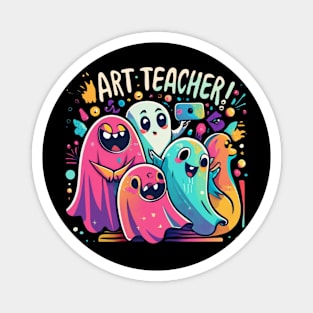 Art teacher funny cute design Magnet